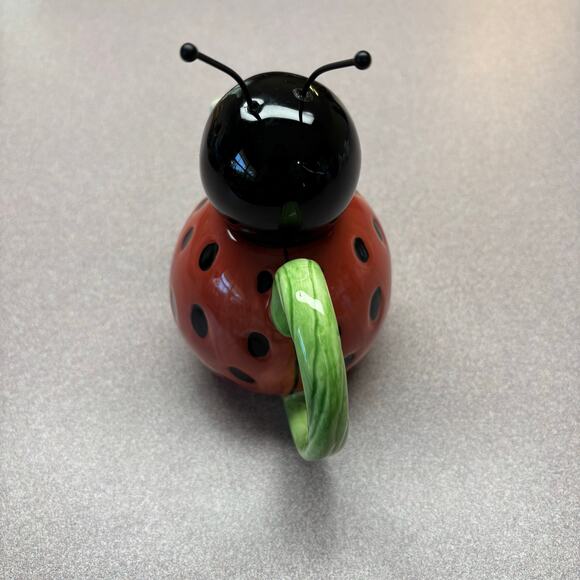 Vintage Ladybug Teapot Personal Size - Picture 3 of 11